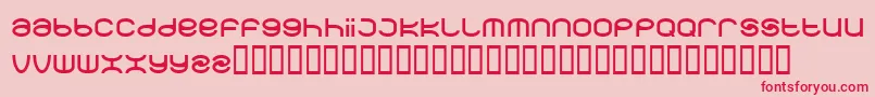 Spearbox Font – Red Fonts on Pink Background