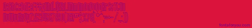 En savoir plus sur la police SfPortMckenzieOutline Police SfPortMckenzieOutline – polices violettes sur fond rouge