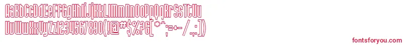 SfPortMckenzieOutline Font – Red Fonts