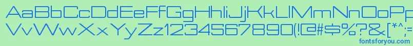 フォントNesobriteexRegular – 青い文字は緑の背景です。
