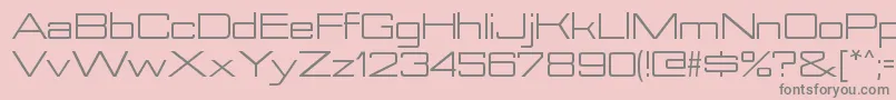 NesobriteexRegular-Schriftart – Graue Schriften auf rosa Hintergrund