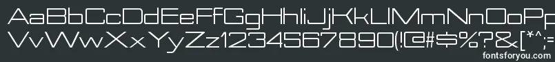 フォントNesobriteexRegular – 白い文字