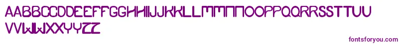 YamdumStyle Font – Purple Fonts on White Background