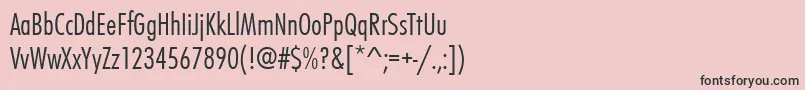 Futurateeligcon Font – Black Fonts on Pink Background