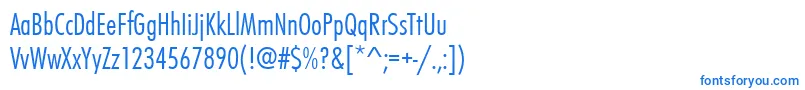 Futurateeligcon Font – Blue Fonts on White Background