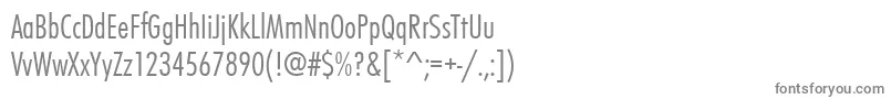 Шрифт Futurateeligcon – серые шрифты на белом фоне