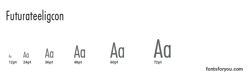 Futurateeligcon Font Sizes