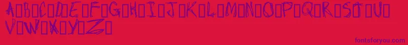 More about Craptacular Font Craptacular Font – Purple Fonts on Red Background