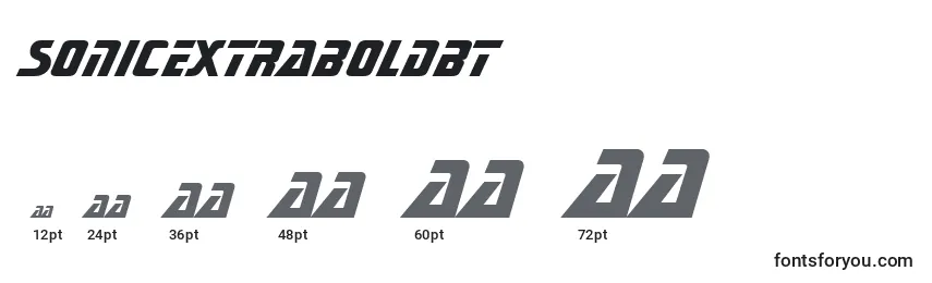 SonicExtraBoldBt Font Sizes