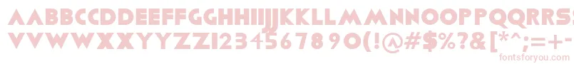 Viafont Font – Pink Fonts on White Background