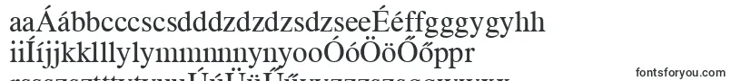 Cgtr45x-fontti – unkarilaiset fontit
