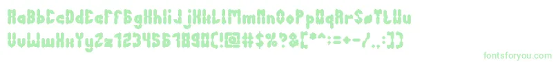 AntiqueRetroBold-Schriftart – Grüne Schriften