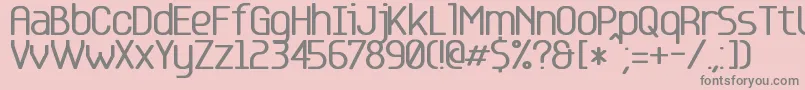More about Base5 Font Base5 Font – Gray Fonts on Pink Background