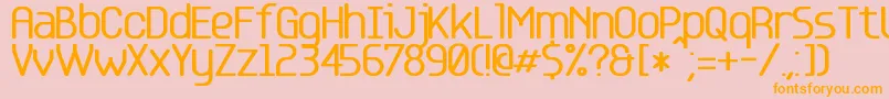 More about Base5 Font Base5 Font – Orange Fonts on Pink Background