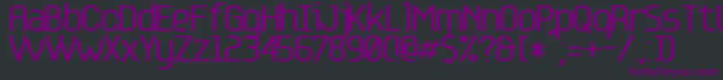 More about Base5 Font Base5 Font – Purple Fonts on Black Background