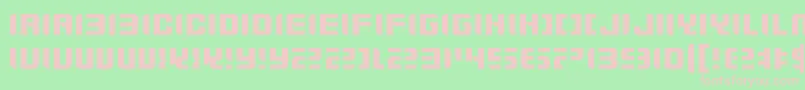 ZdykGemini Font – Pink Fonts on Green Background