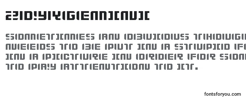 Обзор шрифта ZdykGemini