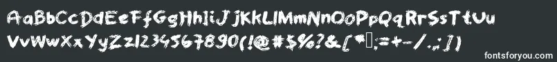 Worstpaintjobever Font – White Fonts