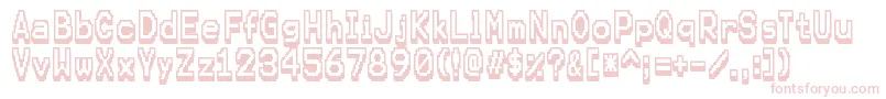 KarmafutureRegular Font – Pink Fonts on White Background