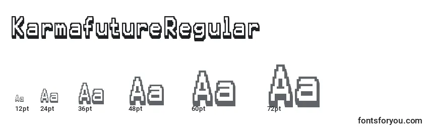 KarmafutureRegular Font Sizes