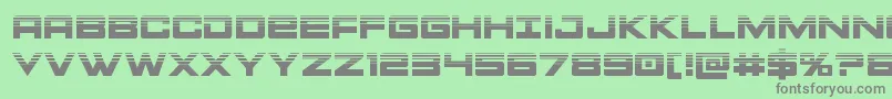 More about Montrochalf Font Montrochalf Font – Gray Fonts on Green Background