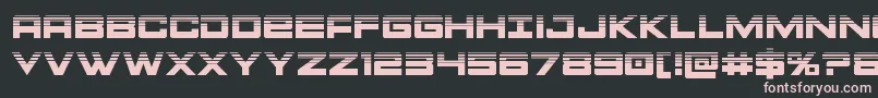 Montrochalf Font – Pink Fonts on Black Background