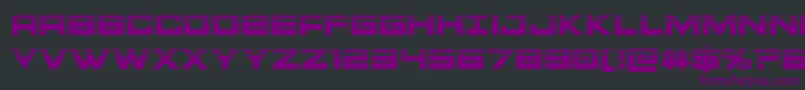 Montrochalf Font – Purple Fonts on Black Background