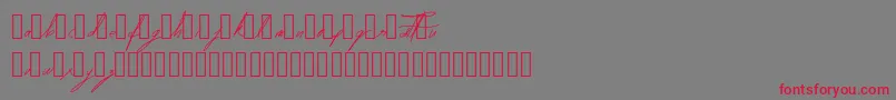 DestinationDesolation Font – Red Fonts on Gray Background