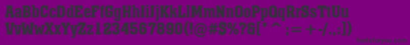 AMonumentonrDemibold Font – Black Fonts on Purple Background