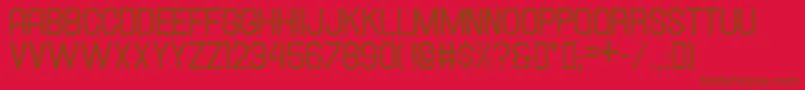 More about Hallandale Font Hallandale Font – Brown Fonts on Red Background