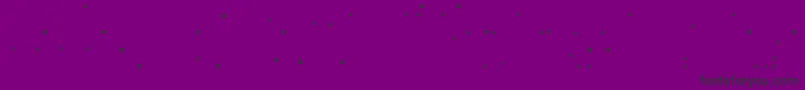 Czcionka LinotypemhaithaipeBalls – czarne czcionki na fioletowym tle