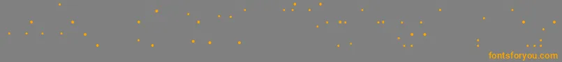 LinotypemhaithaipeBalls-Schriftart – Orangefarbene Schriften auf grauem Hintergrund