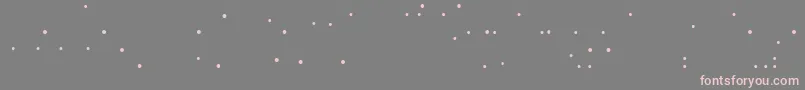 LinotypemhaithaipeBalls-Schriftart – Rosa Schriften auf grauem Hintergrund