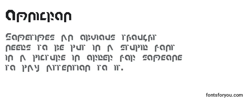 Review of the Omnicron Font