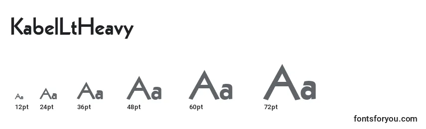 KabelLtHeavy Font Sizes