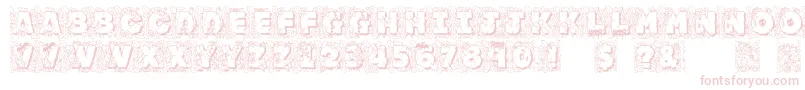 Jfjunroc Font – Pink Fonts on White Background