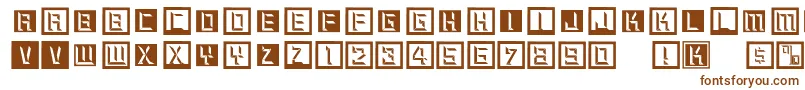 Digitalishistory Font – Brown Fonts on White Background