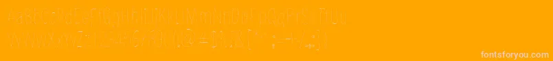 OldBarbwire Font – Pink Fonts on Orange Background