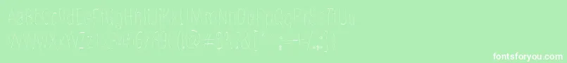 OldBarbwire Font – White Fonts on Green Background