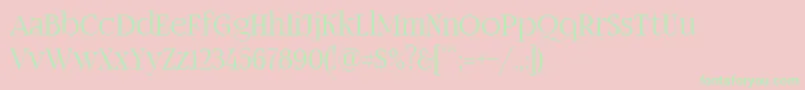 Fogtwono5 Font – Green Fonts on Pink Background