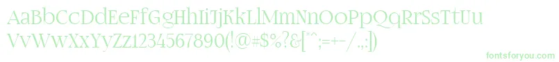 Fogtwono5 Font – Green Fonts on White Background