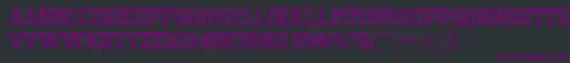OctinsportsrgRegular Font – Purple Fonts on Black Background