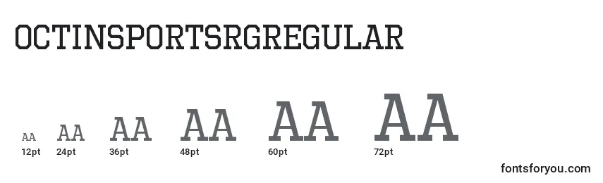 OctinsportsrgRegular Font Sizes