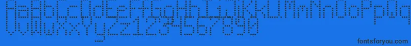 En savoir plus sur la police NewLedBoardTfb Police NewLedBoardTfb – polices noires sur fond bleu