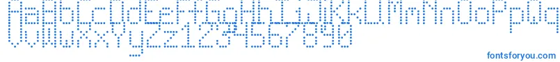 NewLedBoardTfb-Schriftart – Blaue Schriften