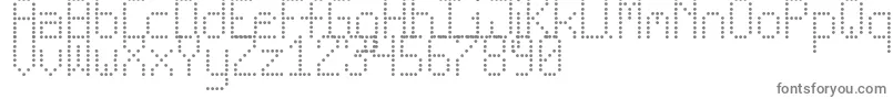Шрифт NewLedBoardTfb – серые шрифты