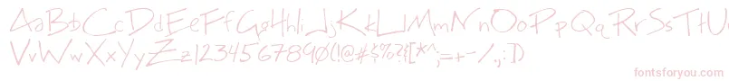 Bigmcn Font – Pink Fonts on White Background