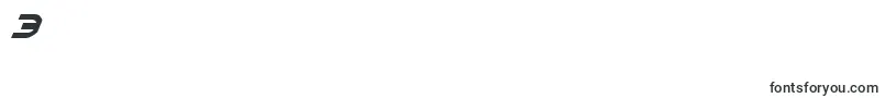 フォントOberonCondensedItalic – フォント数字3