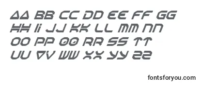 OberonCondensedItalic Font