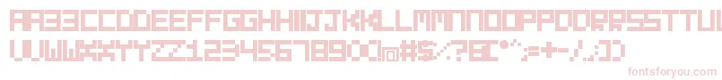 Saiba mais sobre a fonte EvilbornTypefaceMac Fonte EvilbornTypefaceMac – fontes rosa em um fundo branco